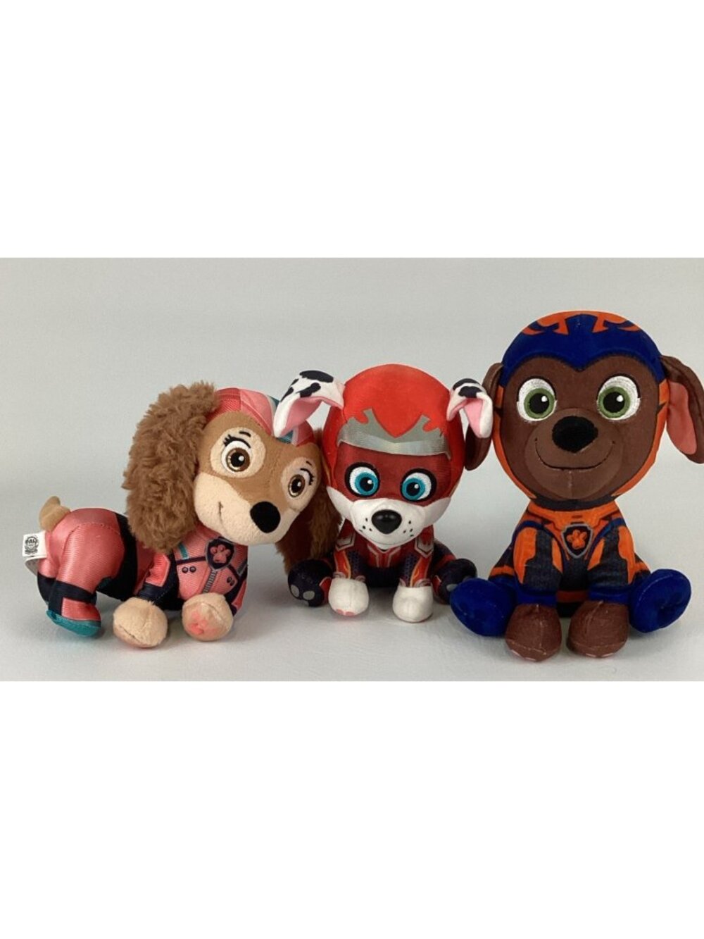 Paw Patrol Mighty Movie Plush Toys Lot Bundle Liberty Marshall Zuma Spin Master